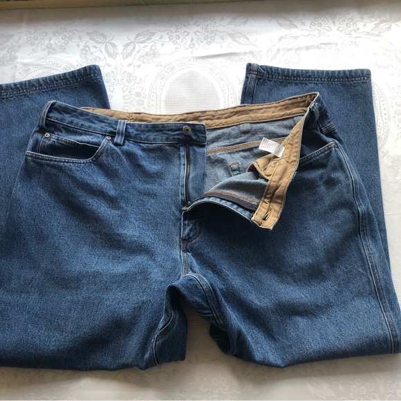 Duluth Trading Men’s Size W44/L30 Blue Jeans Denim Pants Classic Straight-Leg - Picture 3 of 16